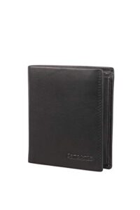 samsonite men's travel accessories wallet, noir (black), 9.5 x 1 x 10.6 cm