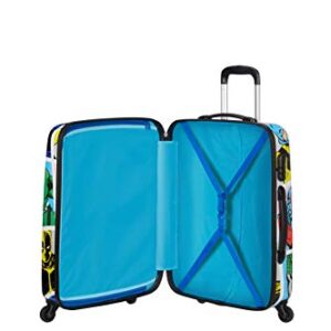 AMERICAN TOURISTER Unisex Adults’ Luggage Suitcase, Multicolored (Marvel Pop Art), M (65 cm-62.5 L)