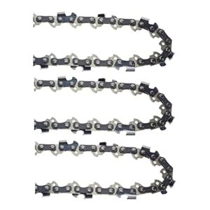 dunhil 10 inch chainsaw chains 3/8 lp .043 inch 40 drive links for craftsman cub cadet ryobi（pack of 3）