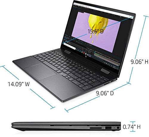 Newest HP Envy X360 2 in 1 15.6 FHD Touchscreen Laptop, AMD 4th Gen 8-Core Ryzen 7 4700U (Beat i7-8550U), 32GB RAM, 1TB PCIe SSD, Backlit Keyboard, Fingerprint Reader, Windows 10 (Renewed)