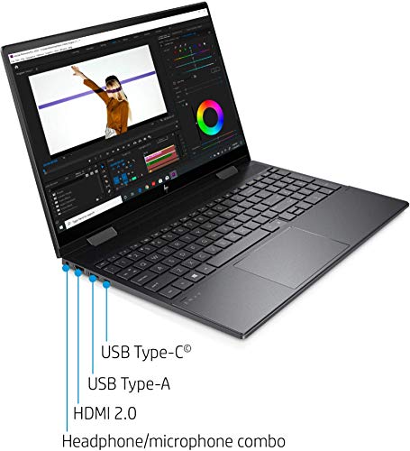 Newest HP Envy X360 2 in 1 15.6 FHD Touchscreen Laptop, AMD 4th Gen 8-Core Ryzen 7 4700U (Beat i7-8550U), 32GB RAM, 1TB PCIe SSD, Backlit Keyboard, Fingerprint Reader, Windows 10 (Renewed)