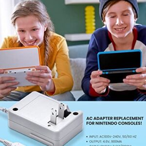 VOYEE 3DS Charger Compatible with Nintendo 3DS/ DSi/DSi XL/ 2DS/ 2DS XL/New 3DS XL 100-240V Wall Plug Adapter