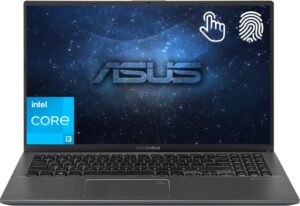 asus newest vivobook 15.6" fhd touchscreen business laptop, intel core i3-1115g4 up to 3.9ghz, 20gb ram,1tb pcie ssd, hdmi, fingerprint, backlit kb, windows 11s, grey with es usb card