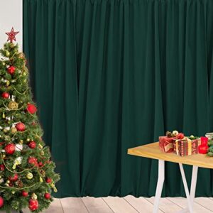 Polyester Backdrop Green Backdrop Curtain for Parties Photo Backdrop 10x8Ft Wedding Baby Shower Photography Background Photo Decor