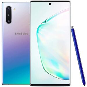 samsung galaxy note 10 n970 6.3" android 256gb smartphone (renewed) (aura glow, t-mobile)