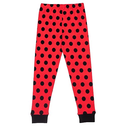 Miraculous Ladybug Little Girls Breathable Pullover Pajama Shirt & Pajamas Pants Red 6X