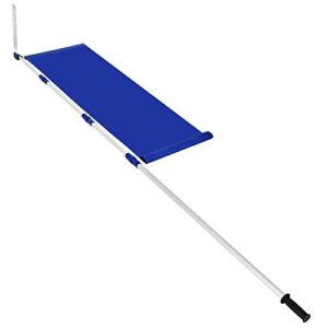 GYMAX Snow Roof Rake, Adjustable Telescoping Aluminum Roof Rake for Snow Removal with Tear-Resistant Snow Slide, Extendable Snow Roof Rake for House Car Shelter