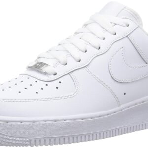 Nike Air Force 1 '07 Low Mens Basketball Shoes (Men's 10.5 Medium, White/White)