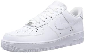 nike men's air force 1 '07 an20 basketball shoe, gym red/wolf grey/white, 10