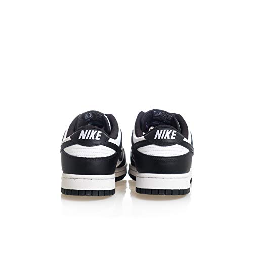 Nike Dunk Low Retro Mens Basketball Shoes, White Black White, 10 US