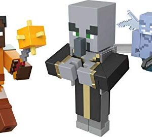 Minecraft Dungeons 3.25" Figures 2-Pk Battle Figures, Great for Playing, Trading, and Collecting, Action and Battle Toy for Boys and Girls Age 6 and Older