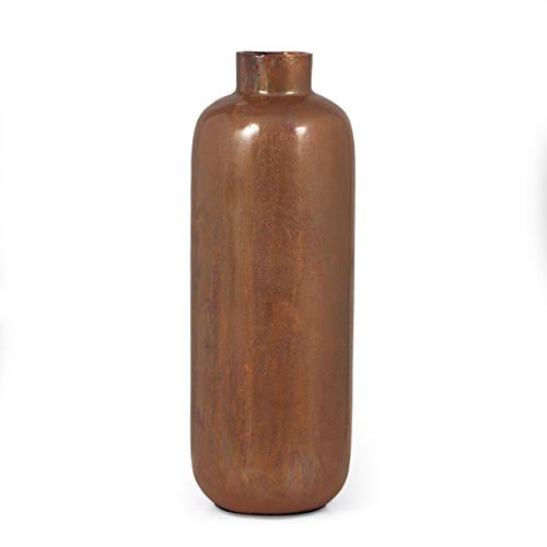 Christopher Knight Home Beckwith Decorative VASE, Burnt Copper