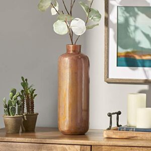 Christopher Knight Home Beckwith Decorative VASE, Burnt Copper