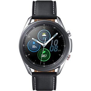 Samsung Galaxy Watch3 Watch 3 (GPS, Bluetooth, LTE) Smart Watch with Advanced Health Monitoring, Fitness Tracking, and Long Lasting Battery (Silver, 45MM) (Renewed)