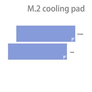 M.2 SSD Mounting Screws Kit for Asus/msi Motherboards， with Nvme m2 Cooling pad