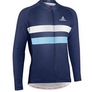 CEROTIPOLAR Standard Fit Cycling Bike Jerseys Fleeced, Fall Winter Long Sleeve Bicycle Jackets