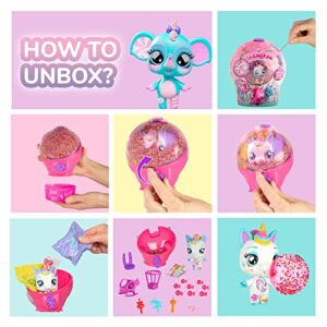 Bubiloons - 8+ Accessories, Surprise character that blow bubbles, For girls and kids 5 and up