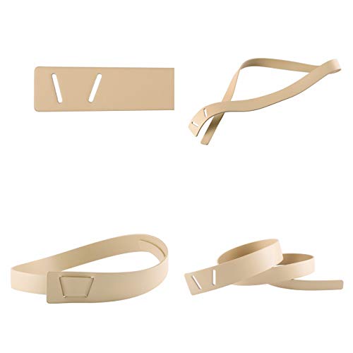 Ayliss Women Fashion Leather Belt for Jeans Jumpsuit Coat Dress Belt Faux Leather Waistband Tie Knot Waist Belt (Beige)