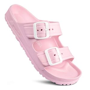 aerothotic women’s arcus comfort eva beach slide sandals (arcus pink, 9)