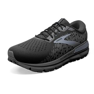 brooks men's addiction gts 15 supportive running shoe - black/black/ebony - 12 x-wide