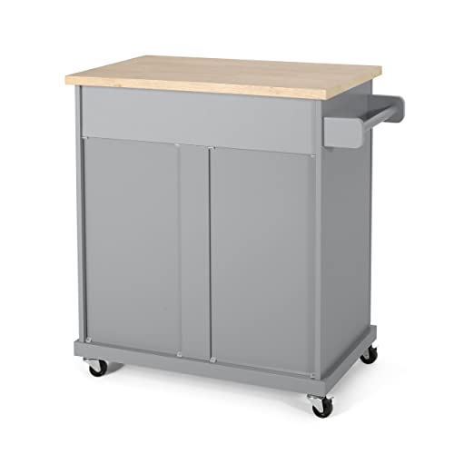 Christopher Knight Home Batavia Kitchen CART, Grey