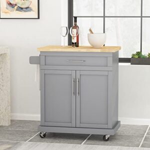 Christopher Knight Home Batavia Kitchen CART, Grey