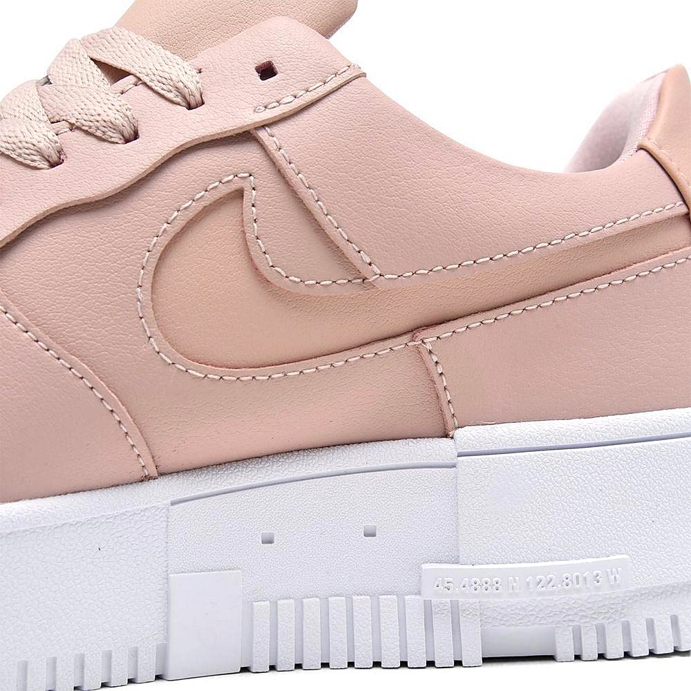 Nike Women's Air Force 1 Pixel Casual Fashion Sneaker Ck6649-001, Particle Beige/Particle Beige-black, 8