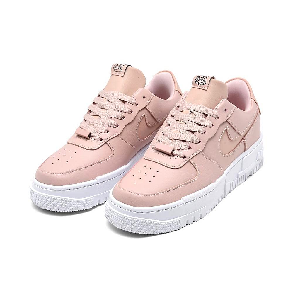 Nike Women's Air Force 1 Pixel Casual Fashion Sneaker Ck6649-001, Particle Beige/Particle Beige-black, 8