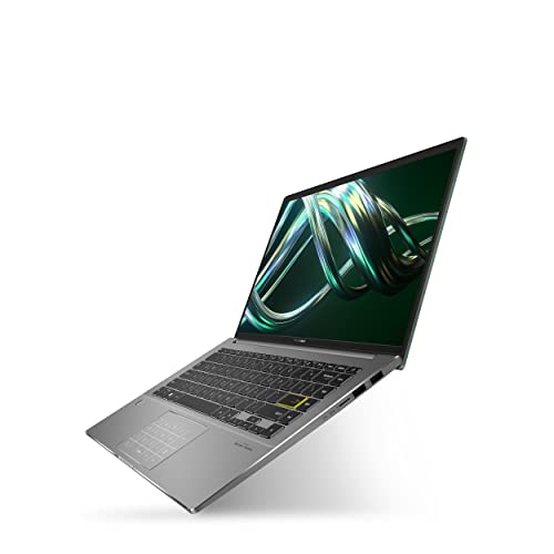 ASUS VivoBook S14 S435 Thin and Light Laptop, 14” FHD Display, Intel Evo platform, i7-1165G7 CPU, 8GB LPDDR4X RAM, 512GB PCIe SSD, Thunderbolt 4, AI noise-cancellation, Deep Green, S435EA-BH71-GR