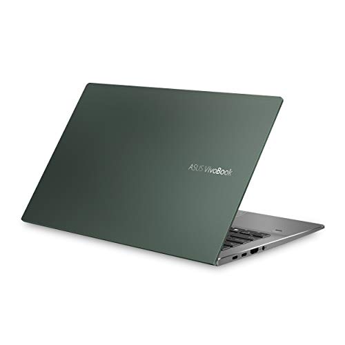 ASUS VivoBook S14 S435 Thin and Light Laptop, 14” FHD Display, Intel Evo platform, i7-1165G7 CPU, 8GB LPDDR4X RAM, 512GB PCIe SSD, Thunderbolt 4, AI noise-cancellation, Deep Green, S435EA-BH71-GR