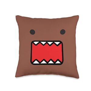 domo gifts jdm domo-kun cute japanese little monster kids toys throw pillow, 16x16, multicolor