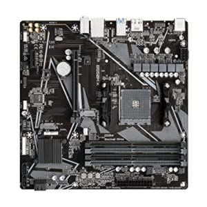 GIGABYTE B550M DS3H AC (AM4 AMD/B550/Micro ATX/Dual M.2/SATA 6Gb/s/USB 3.2 Gen 1/PCIe 4.0/HMDI/DVI/DDR4/Motherboard)