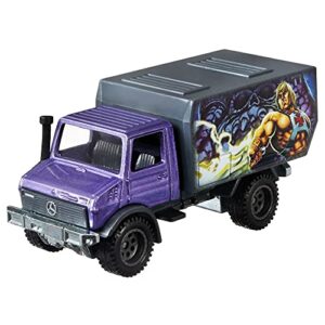 hot wheels pop culture 88 mercedes unimog u1300 of 1:64 scale vehicle for kids aged 3 years old & up & collectors of classic toy cars, featuring new castings & themes