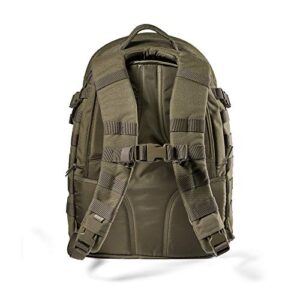 5.11 Tactical Backpack â€“ Rush 24 2.0 â€“ Military Molle Pack, CCW and Laptop Compartment, 37 Liter, Medium, Style 56563, Ranger Green