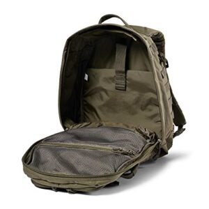 5.11 Tactical Backpack â€“ Rush 24 2.0 â€“ Military Molle Pack, CCW and Laptop Compartment, 37 Liter, Medium, Style 56563, Ranger Green