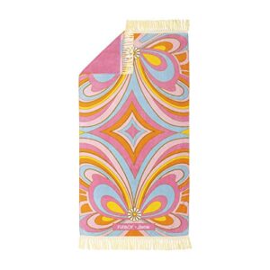 FUNBOY & Malibu Barbie Luxury Dream Oversized Beach Towel, Perfect For A Summer Pool Party 72.00" x 35.00"