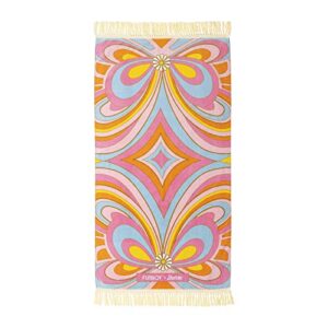 funboy & malibu barbie luxury dream oversized beach towel, perfect for a summer pool party 72.00" x 35.00"