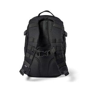 5.11 Tactical Backpack – Rush 12 2.0 – Military Molle Pack, CCW and Laptop Compartment, 24 Liter, Small, Style 56561, Black