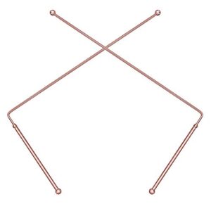 99.9% copper dowsing rods - 2pcs divining rods - for ghost hunting tools, divining water, treasure, buried items etc