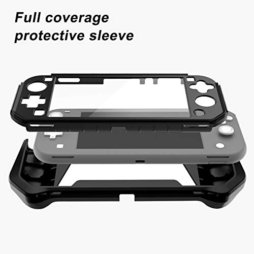 Switch Lite Protective Case Compatible with Nintendo Switch Lite, Kmasic Full-Body Rugged Protection Switch Lite Cover Built-in Screen Protector, Anti-Scratch Cover for Nintendo Switch Lite Skin