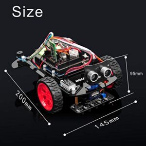 OSOYOO Smart Robot Car kit for Arduino to Learn Programming and Get Hands on Experience of Robotic Assembly for Adults and Kids