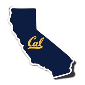 berkeley university of california golden bears cal uc vinyl decal laptop water bottle car scrapbook (state border sticker)
