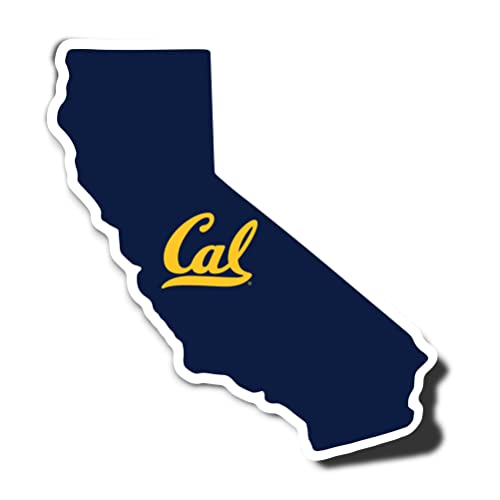 Berkeley University of California Golden Bears Cal UC Vinyl Decal Laptop Water Bottle Car Scrapbook (State Border Sticker)