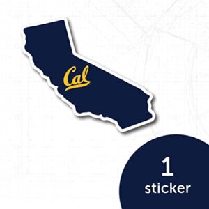 Berkeley University of California Golden Bears Cal UC Vinyl Decal Laptop Water Bottle Car Scrapbook (State Border Sticker)