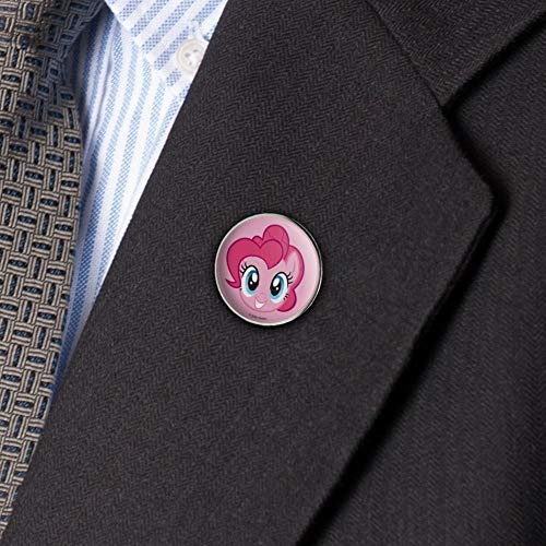 My Little Pony Pinkie Pie Face Metal 1.1" Tie Tack Hat Lapel Pin Pinback