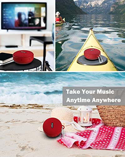 Inwa Bluetooth Speaker for Bike, Wireless Portable Shower Traveling Bike Speaker, Enhanced Bass, Built in Mic for Bicycle Riding, Sports, Pool, Beach, Hiking