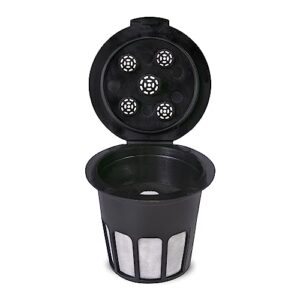 perfect pod cafe supreme reusable single serve coffee filter cup - compatible with keurig k supreme (plus) coffee maker
