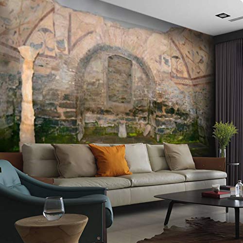 Kanworse Bóveda Romana Canvas Print Wallpaper Wall Mural Self Adhesive Peel & Stick Wallpaper Home Craft Wall Decal Wall Poster Sticker for Living Room