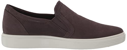 ECCO Women's Soft Classic Slip On Sneaker, Shale Nubuck, 8-8.5