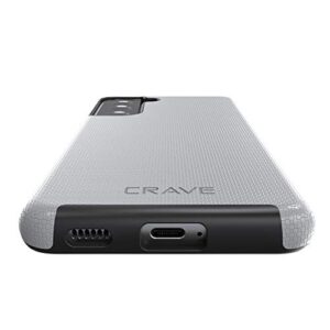 Crave Dual Guard for Galaxy S21 Case, Shockproof Protection Dual Layer Case for Samsung Galaxy S21, S21 5G (6.2 inch) - Slate